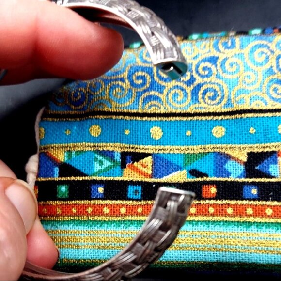 NWT Brighton Cafe De Paris Silver Plated Crystal Necklace & Hinged Bracelet 2 Pc - Picture 4 of 10